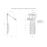 bike hanger FORCE on the wall for front wheel