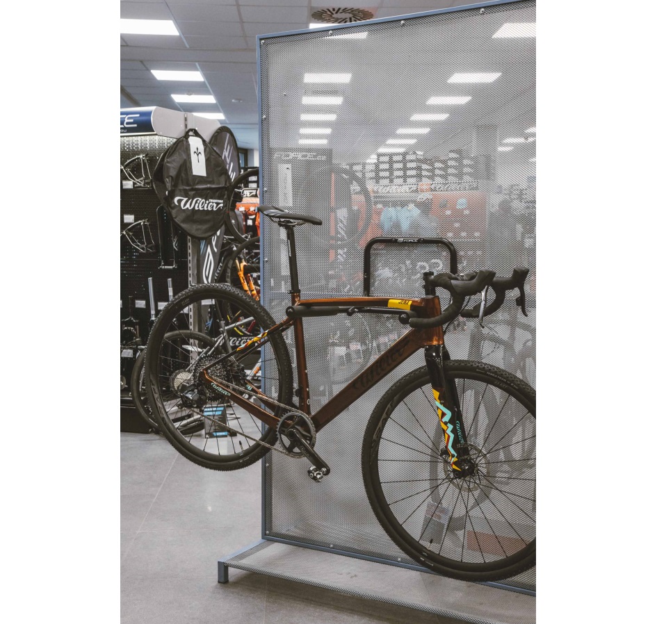 bike hanger FORCE wall mounted foldable steel,blck