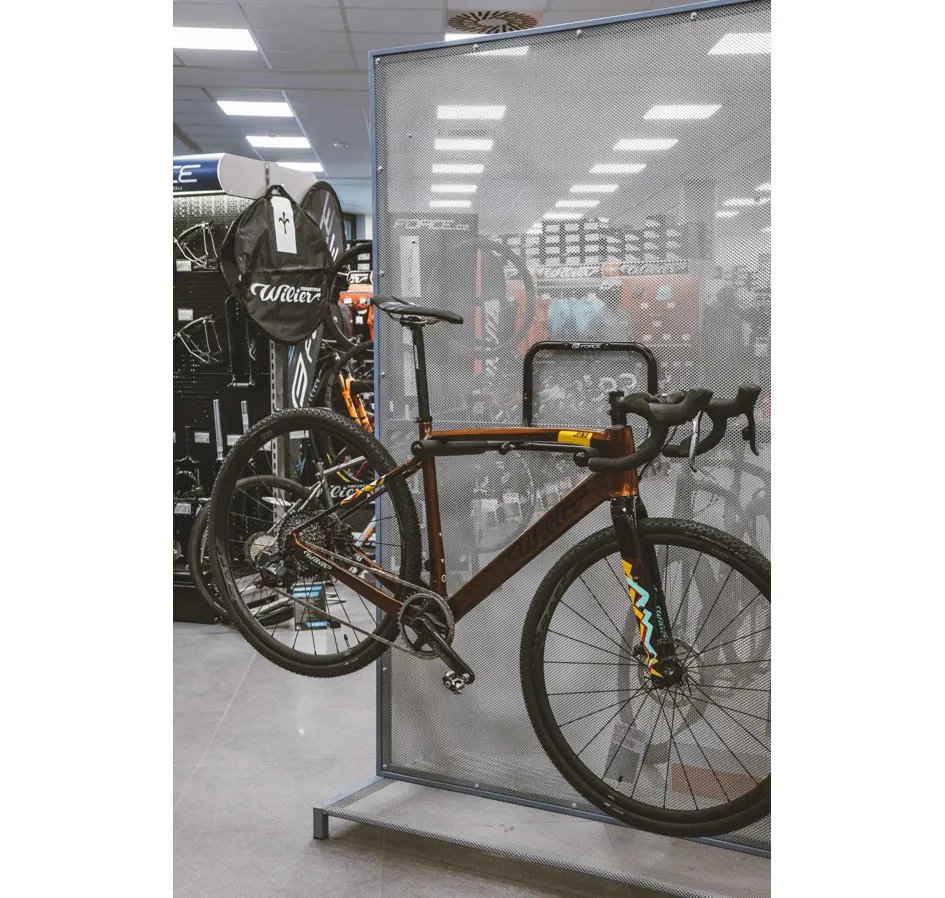 bike hanger FORCE wall mounted foldable steel,blck