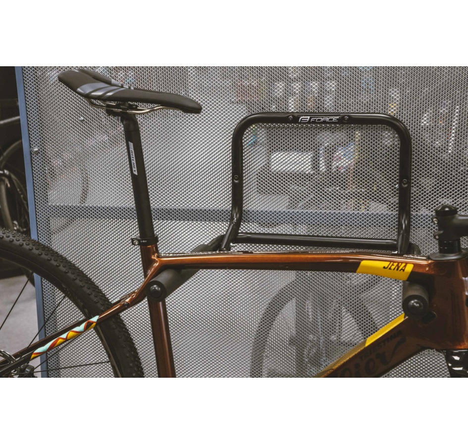 bike hanger FORCE wall mounted foldable steel,blck