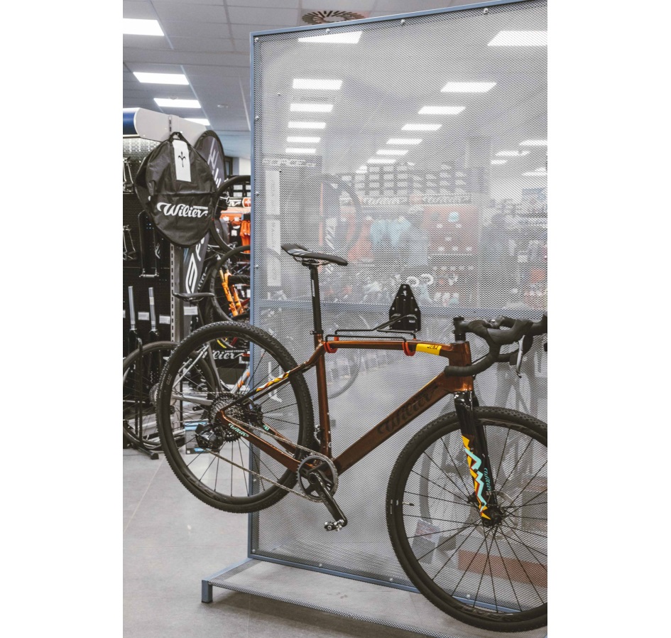bike hanger-wall F for frame foldable steel, black