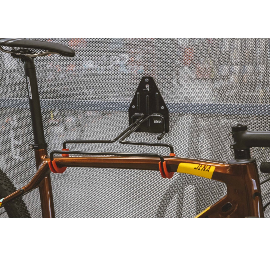 bike hanger-wall F for frame foldable steel, black