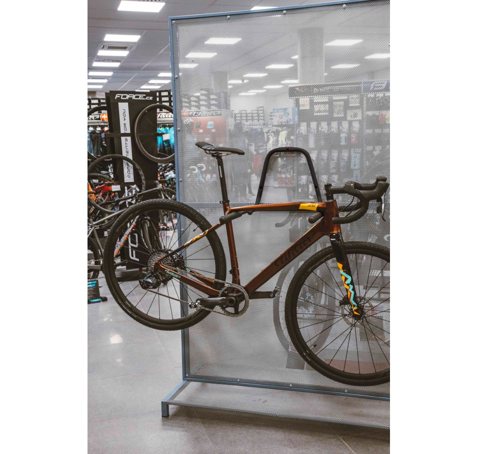 bike hanger-wall for frame foldable steel, blk