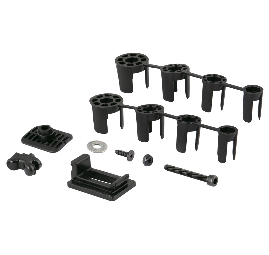 blatníky FORCE WARD, 24"- 29" plast, černo-šedé
