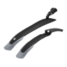 blatníky FORCE WARD, 24"- 29" plast, černo-šedé