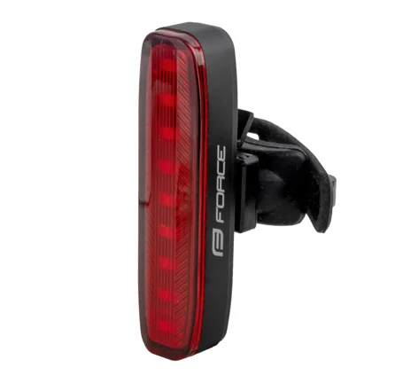 blikačka zadní FORCE PIPE 50LM, 9x LED, USB