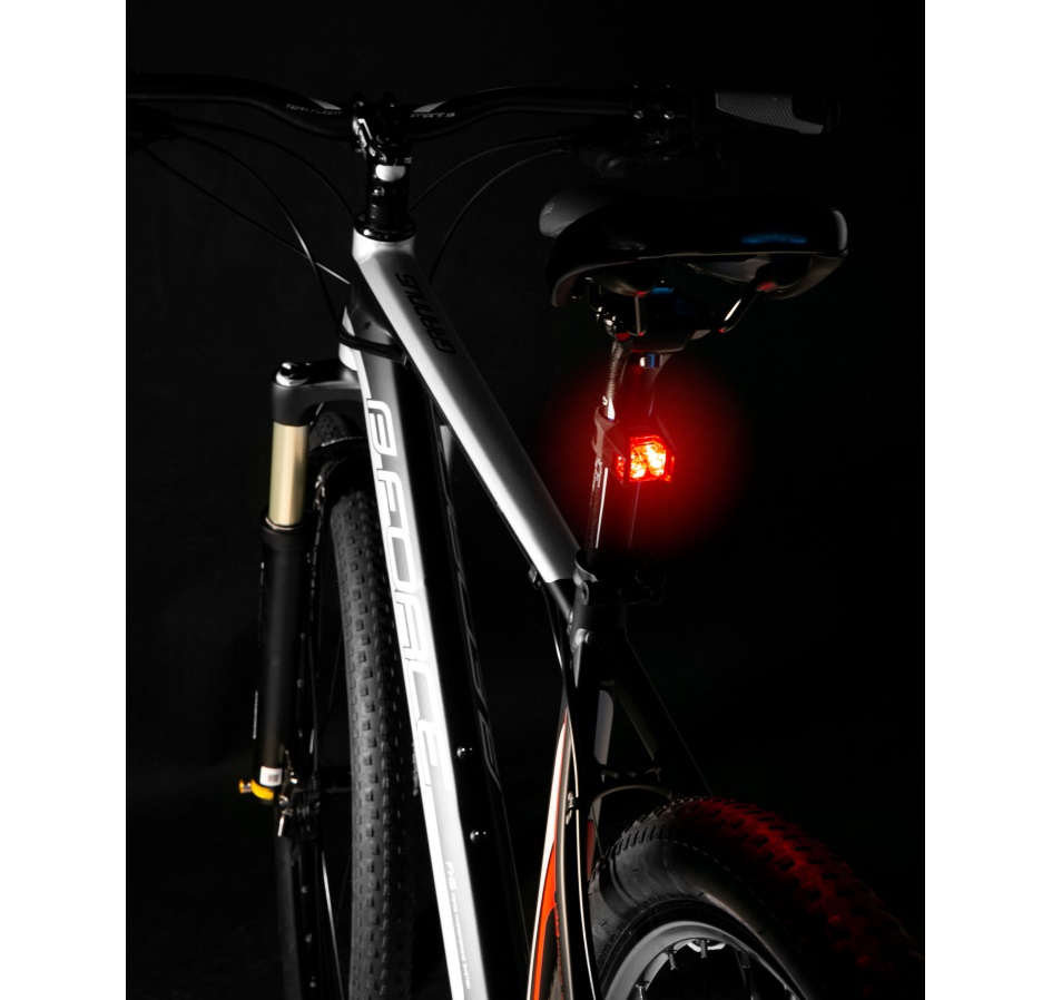 blinking light set F CAGE batt. white + red