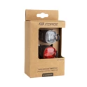 blinking light set F TWIST 2.0  batt. front + rear