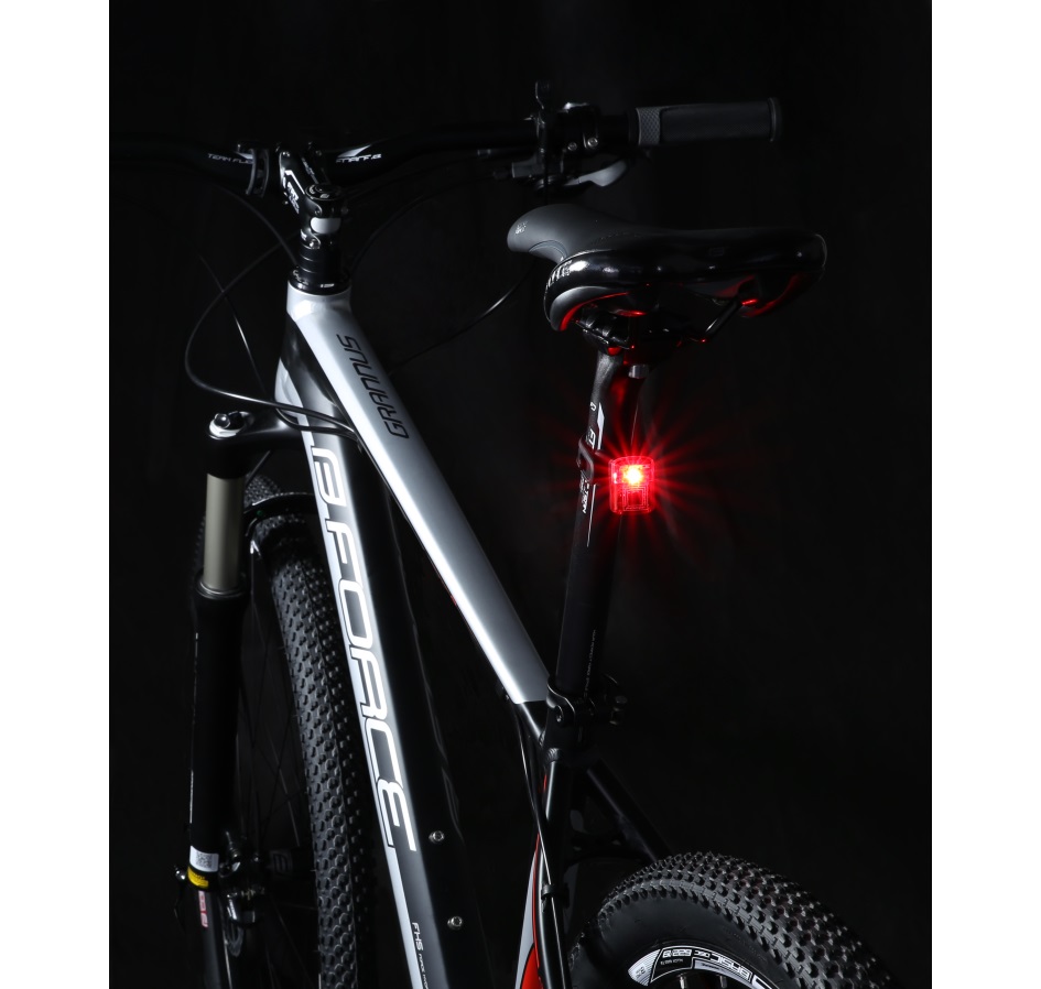 blinking lightset FORCE POINT USB front w+rear red