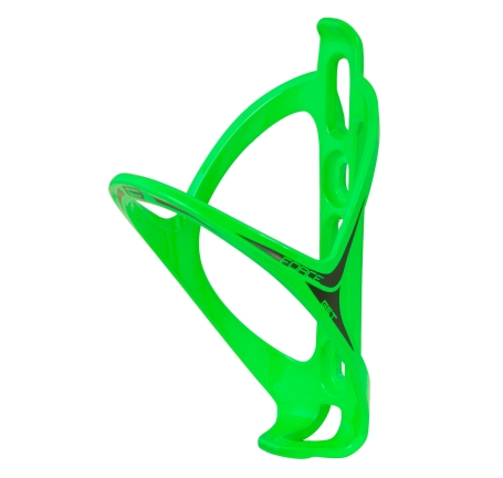 bottle cage FORCE GET plastic, green glossy