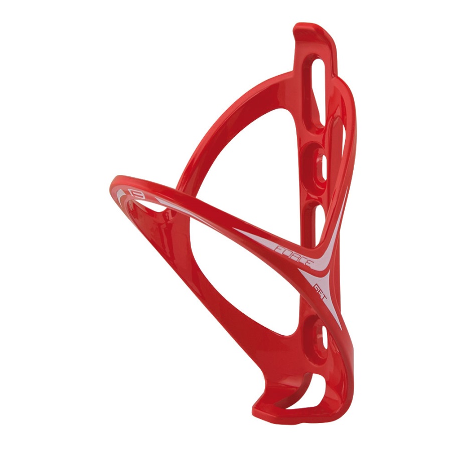 bottle cage FORCE GET plastic,red glossy