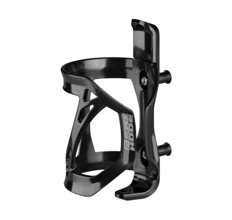 bottle cage FORCE HODE, plastic, black-grey