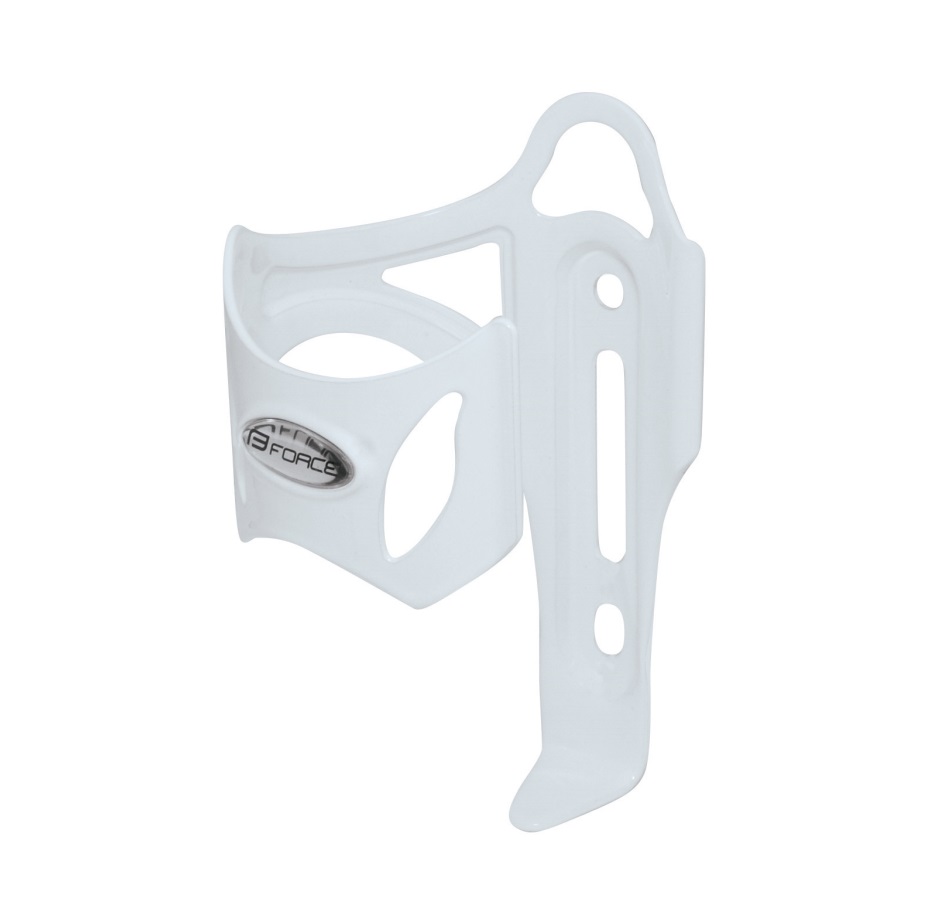 bottle cage FORCE SIDE Al, glossy white