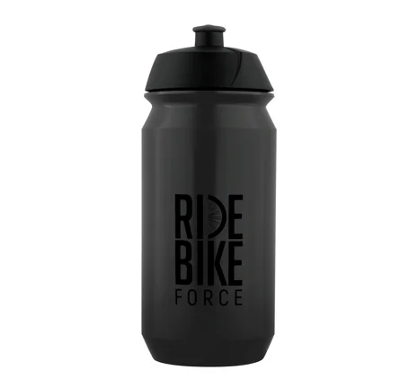 bottle F RIDE BIKE 0,5 l, transparent black-black