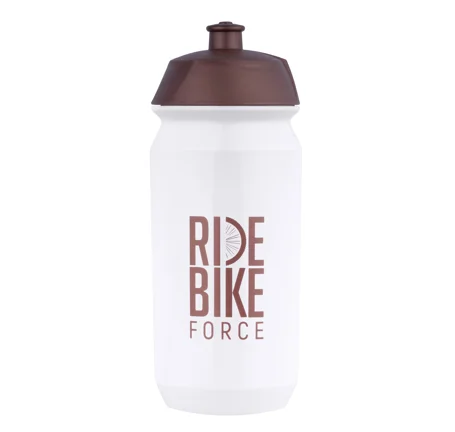 bottle F RIDE BIKE 0,5 l, white-bronze