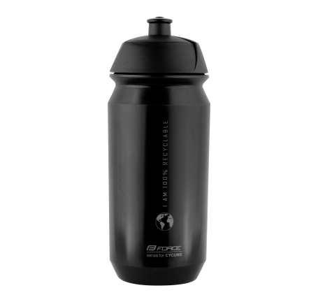 bottle FORCE BIO EARTH 0,5 l, black-grey