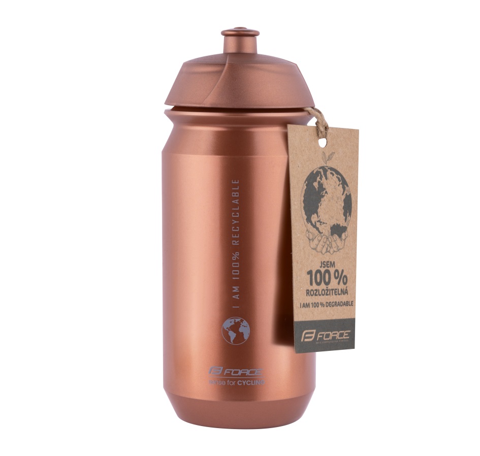bottle FORCE BIO EARTH 0,5 l, bronze-grey