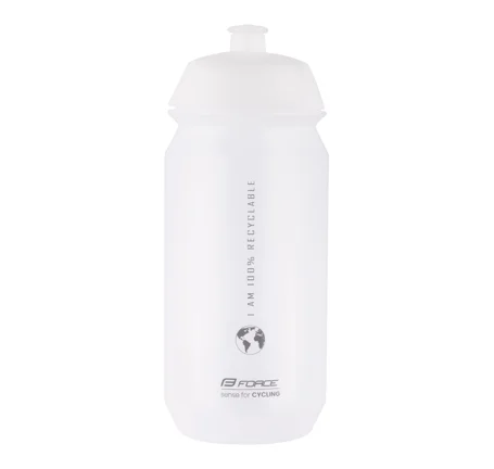 bottle FORCE BIO EARTH 0,5 l, transparent-grey