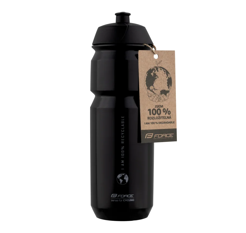 bottle FORCE BIO EARTH 0,75 l, black-grey
