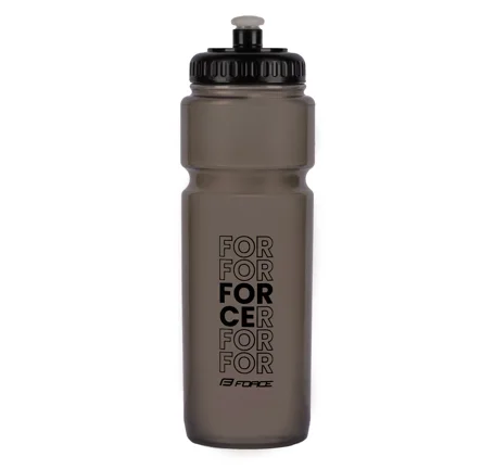 bottle FORCE DAILY 0,75 l, transparent black-black