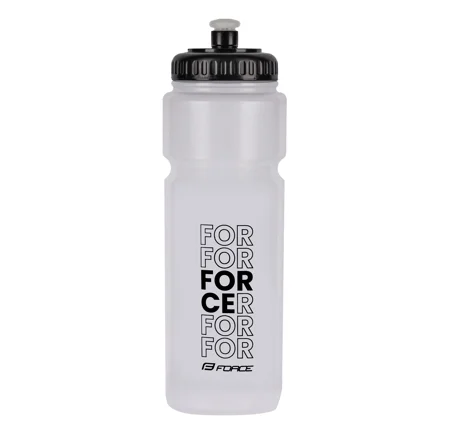 bottle FORCE DAILY 0,75 l, transparent-black
