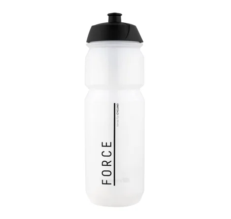 bottle FORCE DIVIDE 0,75 l, transparent-black