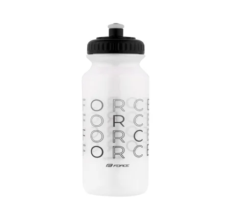 bottle FORCE ENJOY 0,5 l, transparent-black