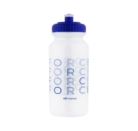 bottle FORCE ENJOY 0,5 l, transparent-blue