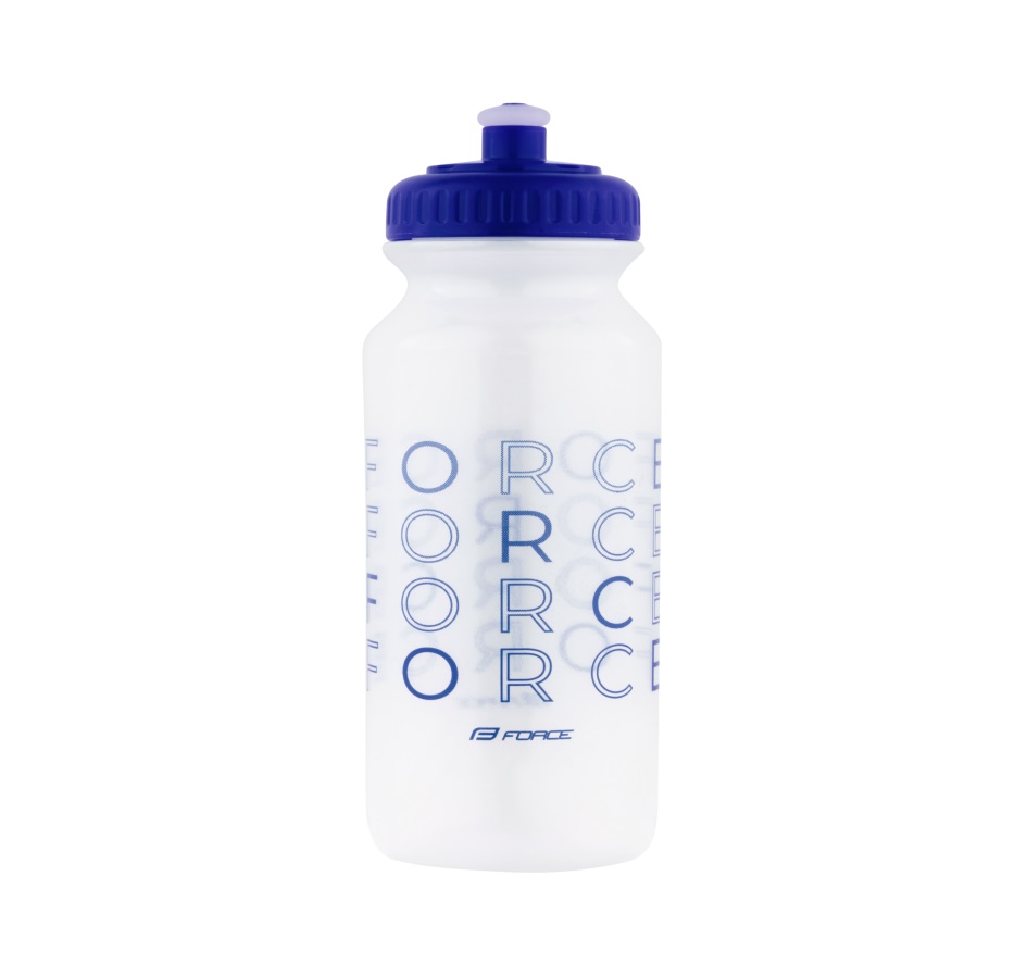 bottle FORCE ENJOY 0,5 l, transparent-blue