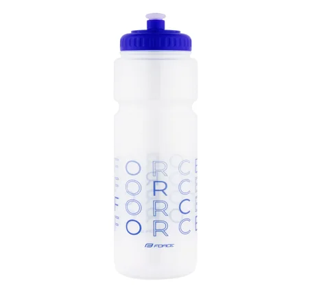 bottle FORCE ENJOY 0,75 l, transparent-blue