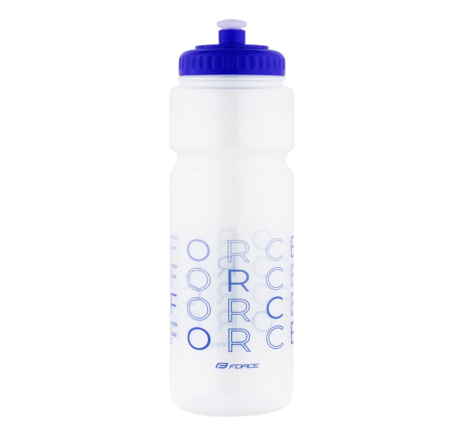 bottle FORCE ENJOY 0,75 l, transparent-blue