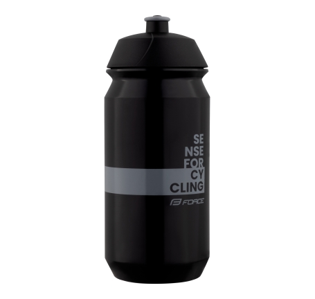 bottle FORCE FINE 0,5 l, black-grey