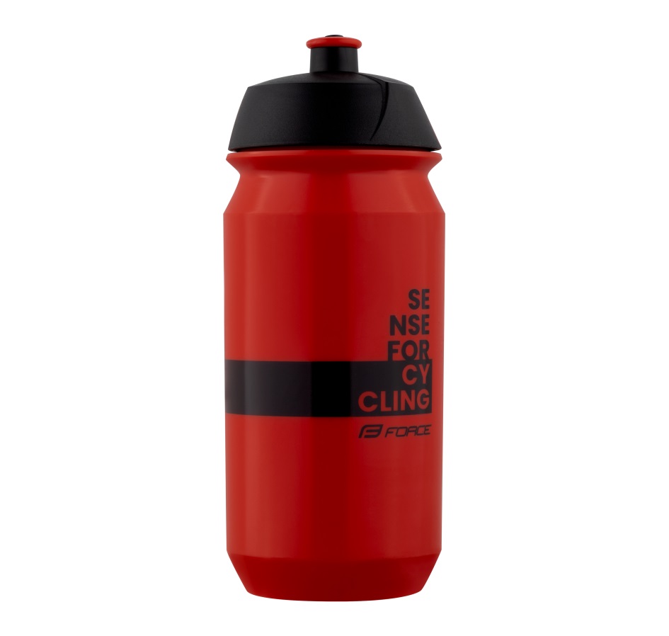 bottle FORCE FINE 0,5 l, red-black