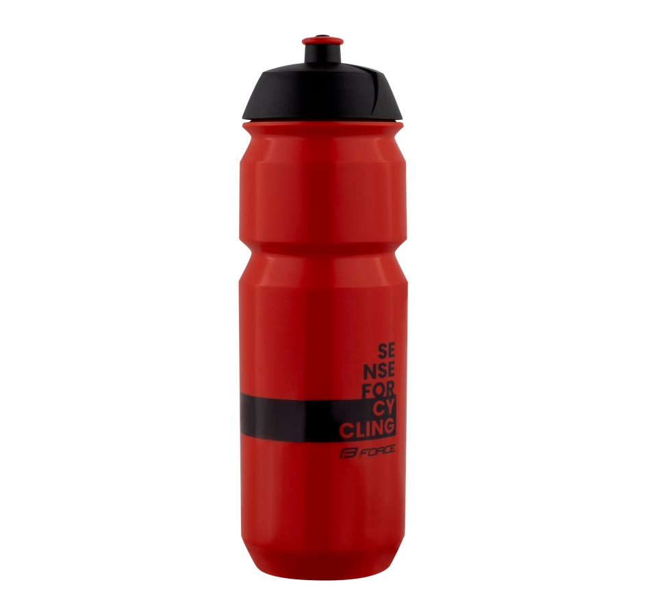 bottle FORCE FINE 0,75 l, red-black