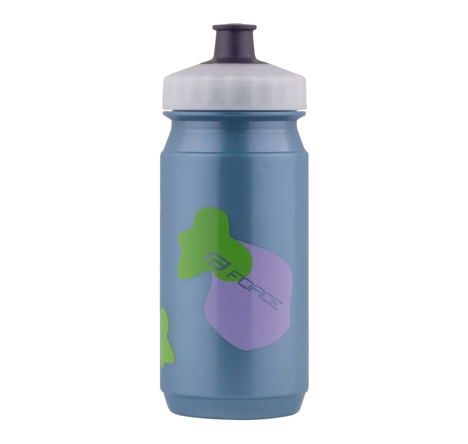 bottle FORCE PARTY RIDE 0,55 l, blue