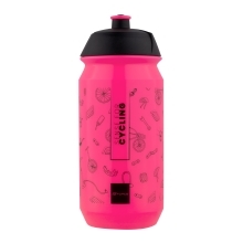 bottle FORCE PLAY 0,5 l, pink-black