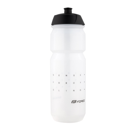 bottle FORCE SENSE 0,75 l, transparent-black