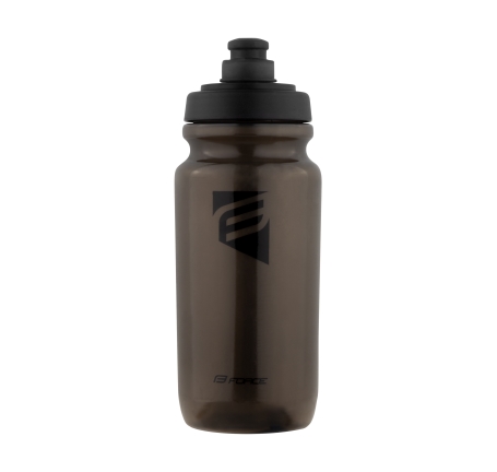 bottle FORCE SLASH 0,55 l, transparent black-black