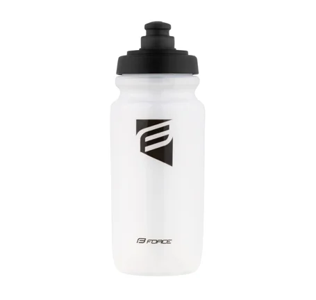 bottle FORCE SLASH 0,55 l, transparent-black