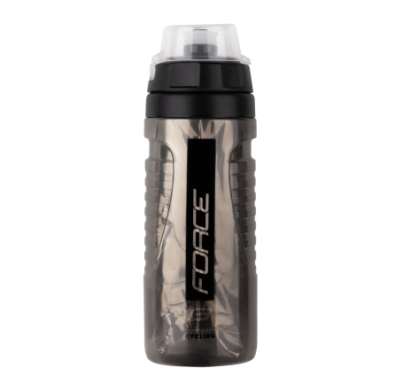 bottle FORCE WARM 0,5 l thermo, transparent black