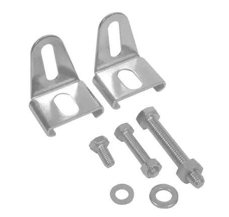 bracket set for mudguards 26"-28" UNI, silver