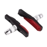brake shoes F one-off, black-red 70mm