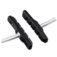 brake shoes F pin one-off, black 72mm