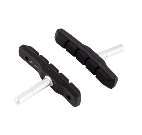 brake shoes F pin one-off, black 72mm