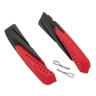 brake shoes F spare, black-red 70mm
