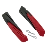brake shoes F spare, black-red 70mm
