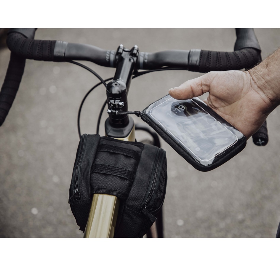 brašna na rám FORCE DUAL smartphone, černá
