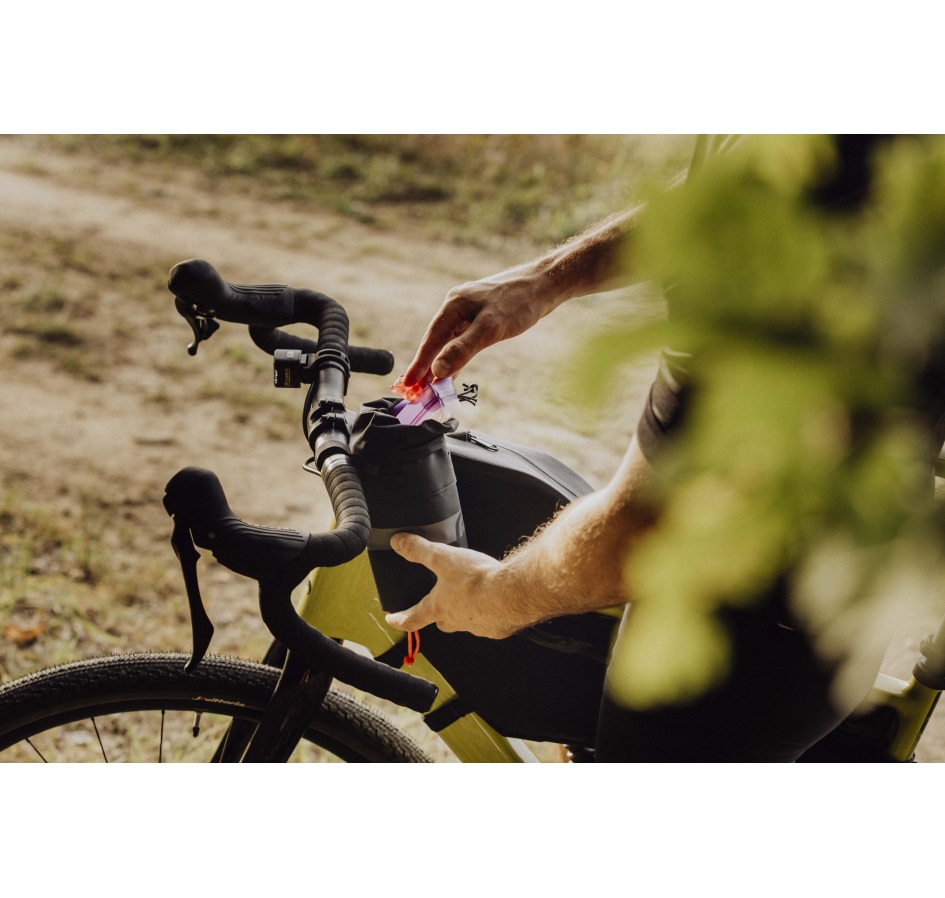 brašna na řídítka, na láhev FORCE ADVENTURE, černá