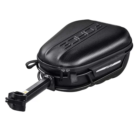 brašna pod sedlo FORCE CRUST XL s držákem, černá