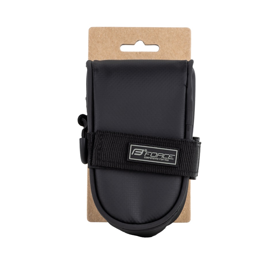 brašna pod sedlo FORCE MINIBAG L suchý zip, černá